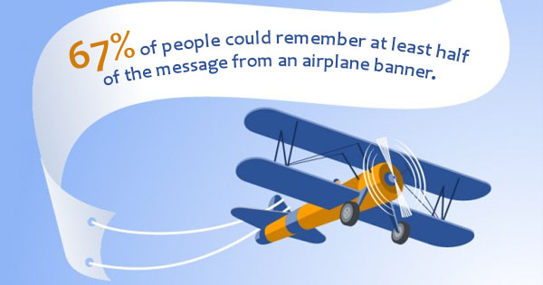 airplane banner